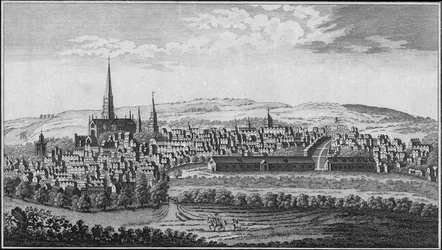 Salisbury, Wiltshire, połowa końca XVIII wieku.