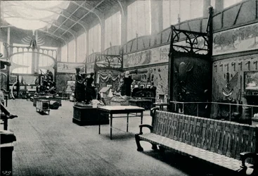 Salle DEthnographie na wystawie w Brukseli, 1897