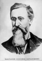 Salvador Cisneros Betancourt, markiz Santa Lucia 1828 - 1914, polityk kubański, c1910