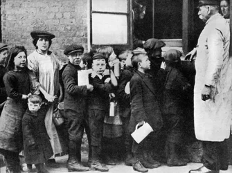 Kuchnia komunalna Armii Zbawienia, Bermondsey, Londyn, 1917 1936