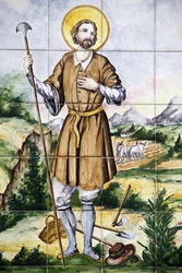 Panel mozaikowy San Isidro Granat Hiszpania