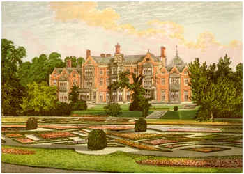Sandringham, Norfolk, dom księcia Walii, ok. 1880 r.
