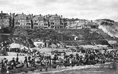 Piaski i marina, Boscombe, Bournemouth, Dorset, początek XX wieku