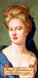 Sarah, księżna Marlborough, wzięta z serii kart z papierosami, 1935
