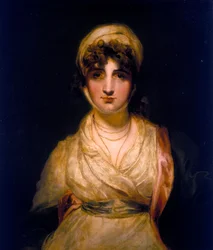 „Sarah Siddons jako pani Haller w Nieznajomym Augusta von Kotzebue”, po 1798
