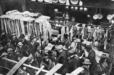Sobota na Berwick Street Market, Soho, Londyn, 1926-1927