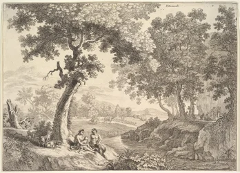 Satyry w krajobrazie.
