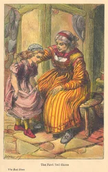 Scena z Czerwonych butów Hansa Christiana Andersena, c1879