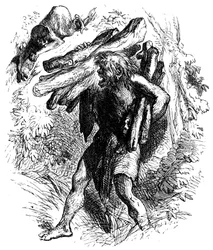 Scena z Burzy Williama Szekspira, 1856-1858