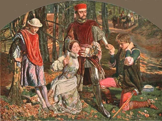 Scena z Dwóch dżentelmenów z Werony, 1851, c1902.