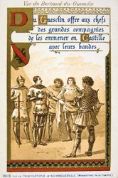 Scena z życia Bertranda du Guesclin, XIX wiek