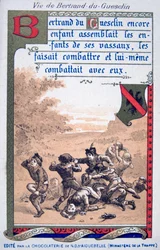 Scena z życia Bertranda du Guesclin, XIX wiek