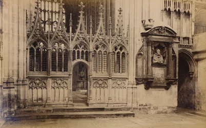 Miejsce męczeństwa, katedra w Canterbury, 1929.