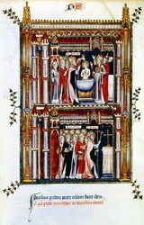 Sceny z życia św. Denisa, patrona Francji, III wiek XIV wiek