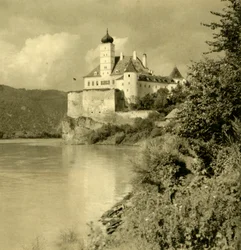Schloss Schönbühel nad Dunajem, Dolna Austria, ok. 1935.