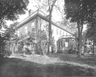 Schuyler Mansion, Albany, stan Nowy Jork, USA, ok. 1900.