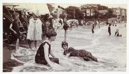Kąpiel morska, Broadstairs, Kent, ok. 1913