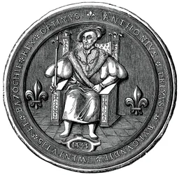 Pieczęć króla Basoche, XVI w. 1870