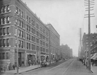 Druga ulica, Seattle, Waszyngton, ok. 1897.