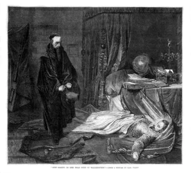 Seni wpatruje się w ciało Wallensteina, 1864