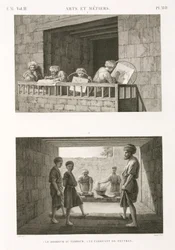 Szycie Haft i filcowanie, Egipt, ok. 1798
