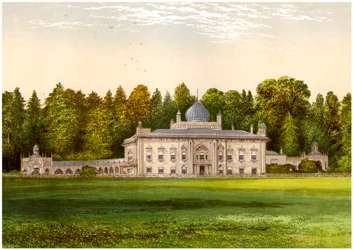 Sezincote, Gloucestershire, dom Baroneta Rushouta, ok. 1880 r.