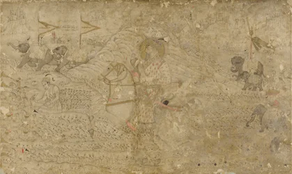Shah Jahan i jego syn Dara Shikoh Hunting, s. 1790.