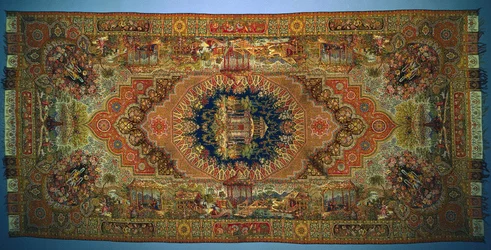 Szal ze scenami rodzajowymi, 1875-1899.