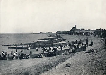 Sheerness - Promenada i Plaża, 1895