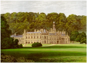 Opactwo Shelton, hrabstwo Wicklow, Irlandia, dom hrabiego Wicklow, ok. 1880 r.