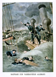 Wrak statku-szkoły, niemiecki, 1901
