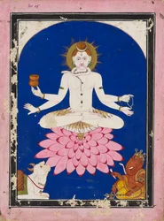 Shiva jako jogin, XIX wiek