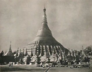 Pagoda Szwedagon, Rangun, 1900.