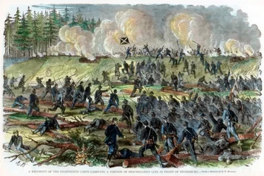 Oblężenie Petersburga, Wirginia, wojna secesyjna, ok. 1864–1865 r.