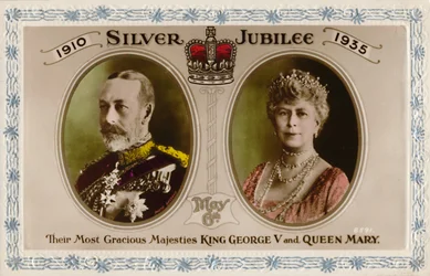 Srebrny Jubileusz 1910-1935, 6 maja - Król Jerzy V i Królowa Maria, 1935.