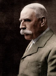 Sir Edward Elgar, 1857-1934, angielski kompozytor, początek XX wieku.