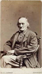 Sir Richard Owen, angielski przyrodnik i paleontolog, ok. 1880