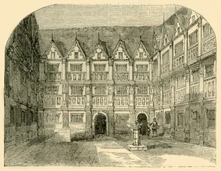 Sir Thomas Greshams House przy Bishopsgate Street, ok. 1872 r.