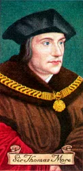 Sir Thomas More, zaczerpnięty z serii kart z papierosami, 1935