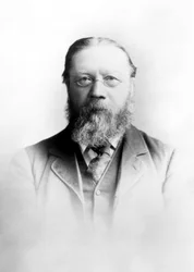 Sir William Henry Preece, walijski inżynier elektryk, ok. 1900-1910