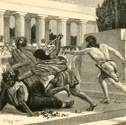 Rzeź z Pisisratidae, 1890.