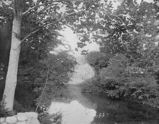 Sleepy Hollow, Hudson River, Nowy Jork, c1897.