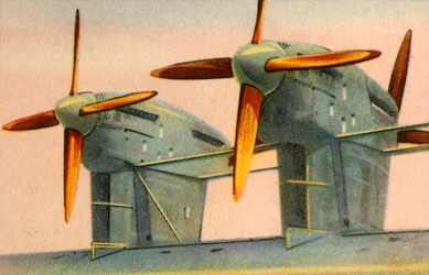 Drewniane śmigła lotnicze o małej średnicy, 1932 r.