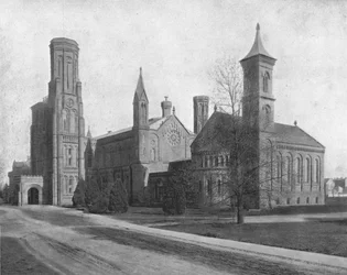 Smithsonian Institution, Waszyngton DC, USA, ok. 1900.