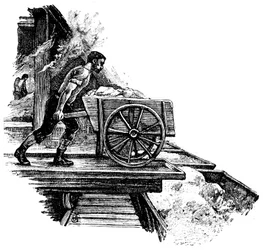 Warzelnia soli w południowym Durham, 1884