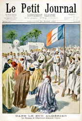 Na południe od Algierii Djemaa de Charrouin prosi o miłosierdzie, 1901