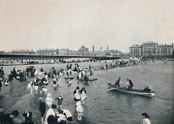 Southport – molo i jezioro południowe, 1895