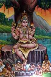 Hinduska świątynia Sri Vadampathira Kaliamman. Siedmiodniowa żałoba. Singapur