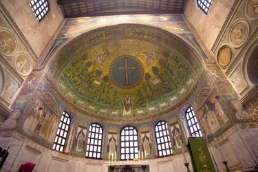 Kościół św. Apollinare Nuovo, mozaika, Rawenna, Włochy (foto)