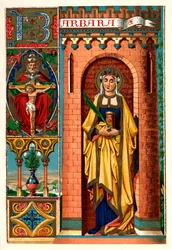Św. Barbara, 1886 r.